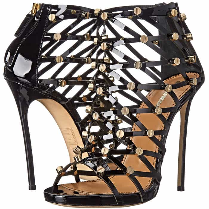 DSquared2 Studded Patent Cage Sandals