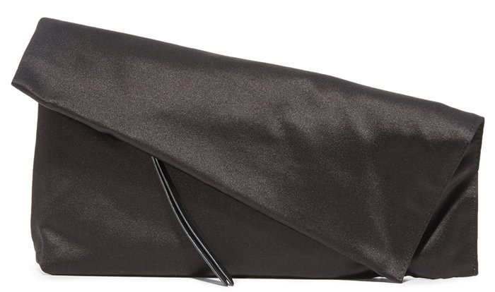 Diane von Furstenberg satin clutch