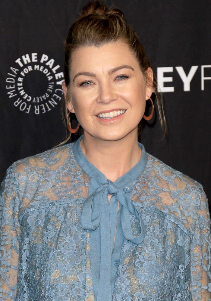 Ellen Pompeo attending the Paley Center for Media's 34th PaleyFest Los Angeles screening of "Grey's Anatomy"