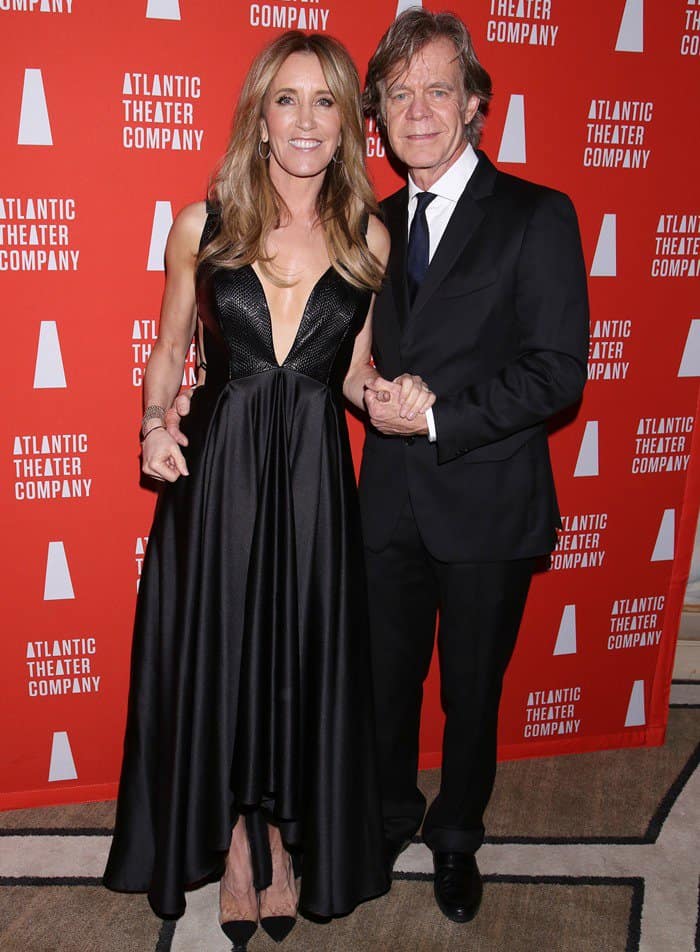 Felicity Huffman with husband William H. Macy at the Atlantic Theater Company Directors' Choice Gala
