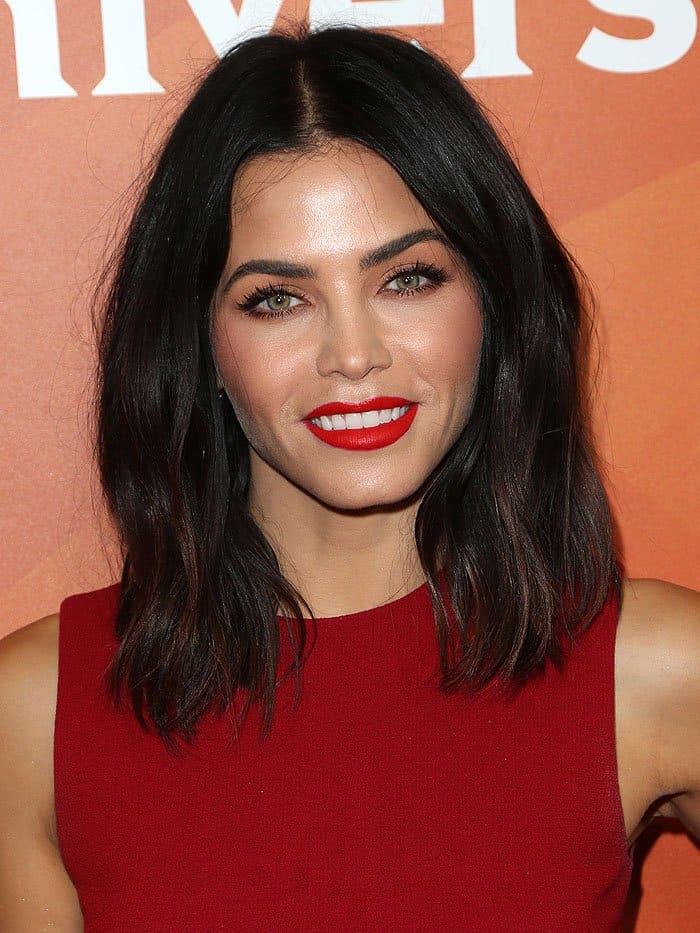 Jenna Dewan Tatum in a vibrant David Koma crop top