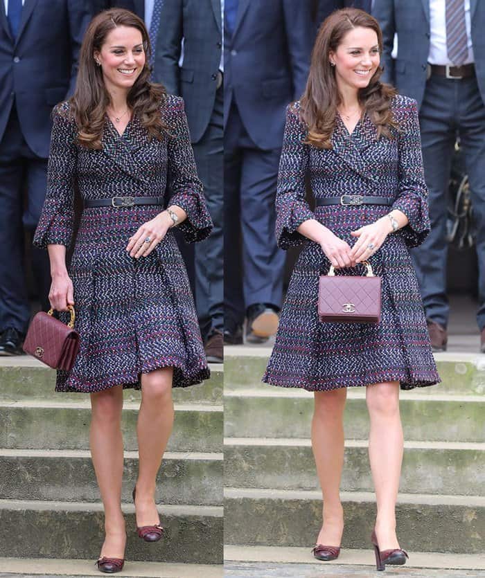 The Duke and Duchess of Cambridge visit Les Invalides military hospital during their official visit to Paris