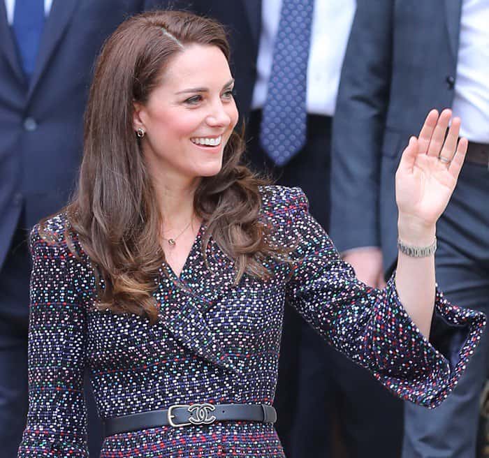 The Duke and Duchess of Cambridge visit Les Invalides military hospital during their official visit to Paris