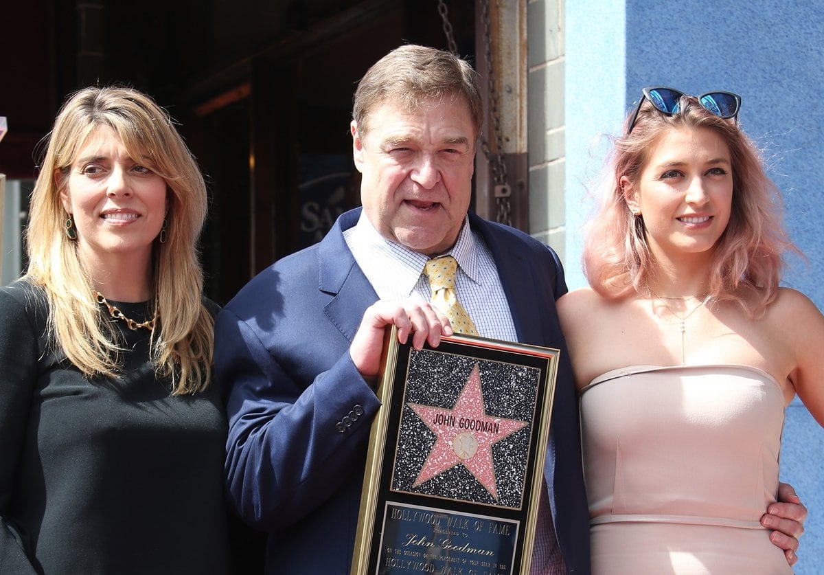 John Goodman with his wife Anna Beth Goodman and his daughter Molly Evangeline Goodman