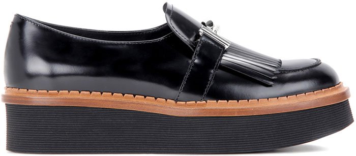 Tod's Polished Platform Loafers