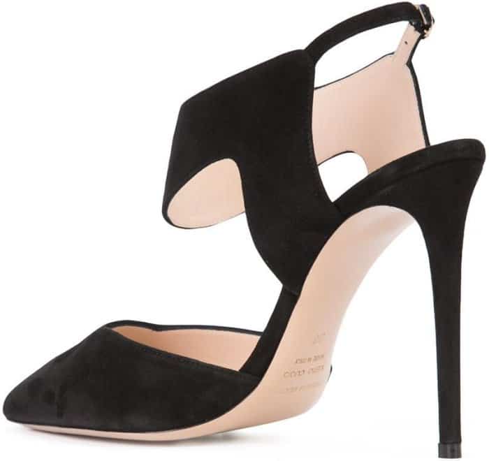 Nicholas Kirkwood “Leda” Pumps in Black Suede