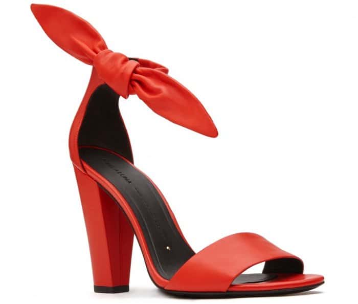 Stella Luna 'Carioca' Leather Ankle-Tie Sandals