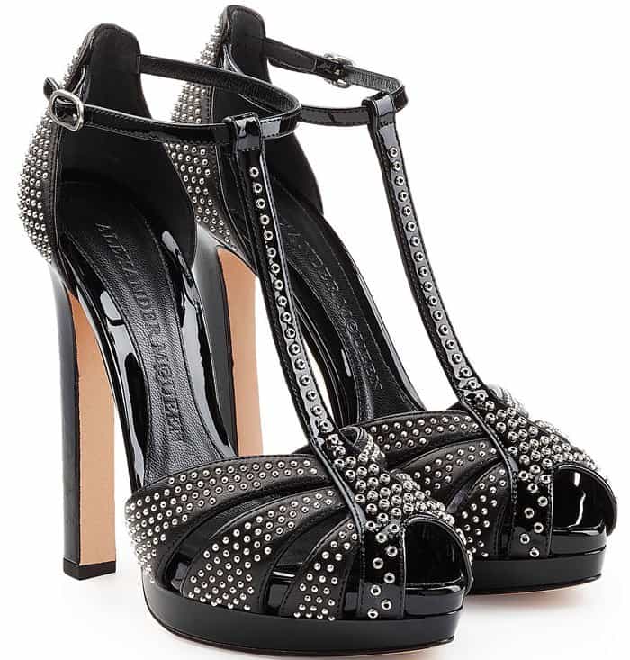 Alexander McQueen studded leather platform sandals