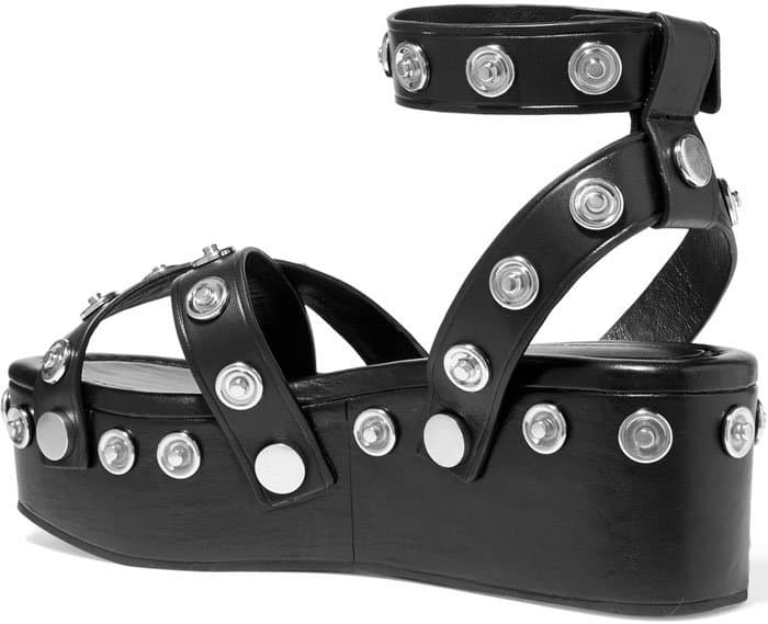 Alexander Wang Sandrah studded flatforms