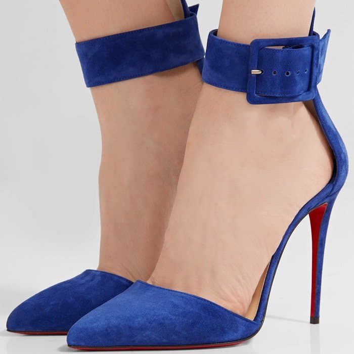 Christian Louboutin Harler 100 suede pumps