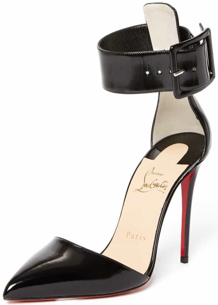 Christian Louboutin 'Harler' Pointed-Toe Ankle-Strap Pumps