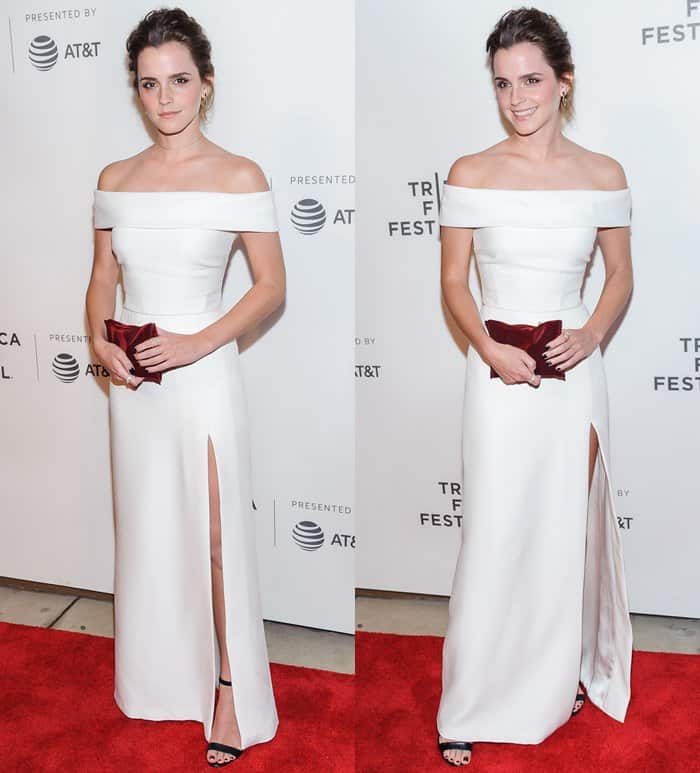 Emma Watson at the Tribeca Film Festival 2017 'The Circle' Premiere in New York