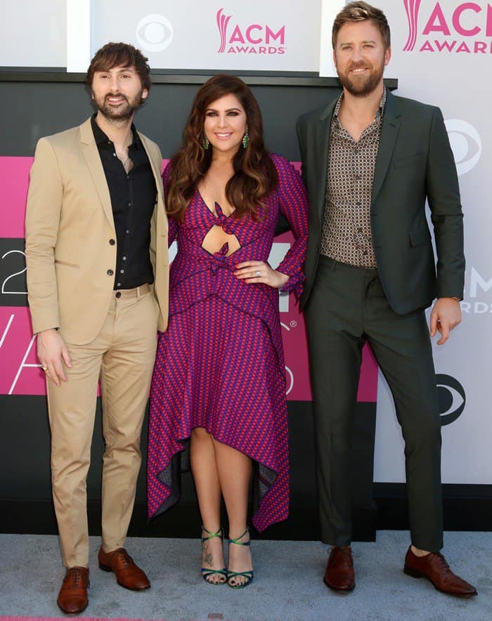 The band members of 'Lady Antebellum' – Hillary Scott, Charles Kelley, and Dave Haywood