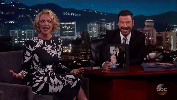 Katherine Heigl appearing on Jimmy Kimmel Live!