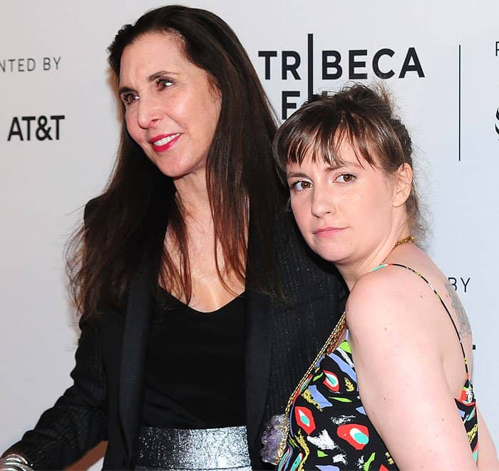 Lena Dunham attending the "My Art" premiere during the 2017 Tribeca Film Festival at Cinepolis Chelsea in New York City on April 22, 2017.