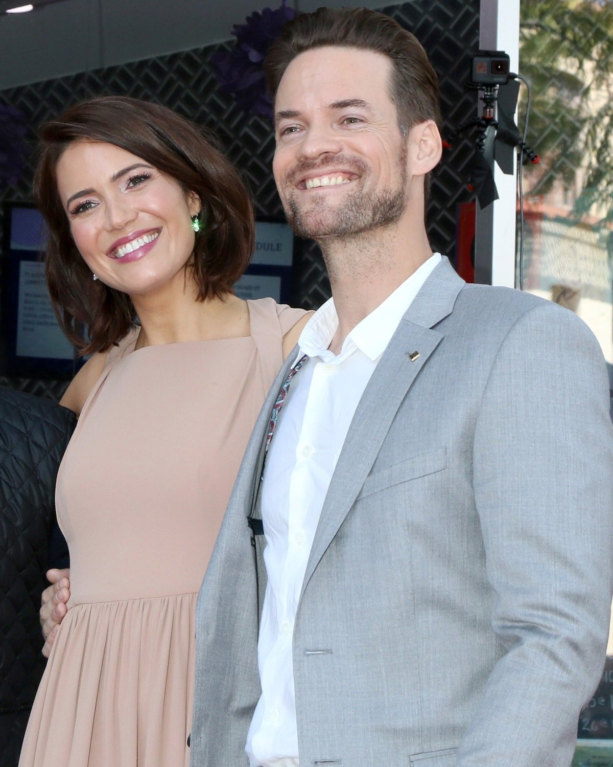 Shane West and Mandy Moore attend a ceremony honoring Mandy Moore with a star on the Hollywood Walk Of Fame