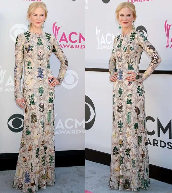 Nicole Kidman at the 52nd Academy of Country Music Awards held at the T-Mobile Arena in Las Vegas on April 2, 2017