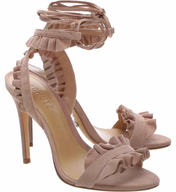 Schutz Irem ruffled sandals