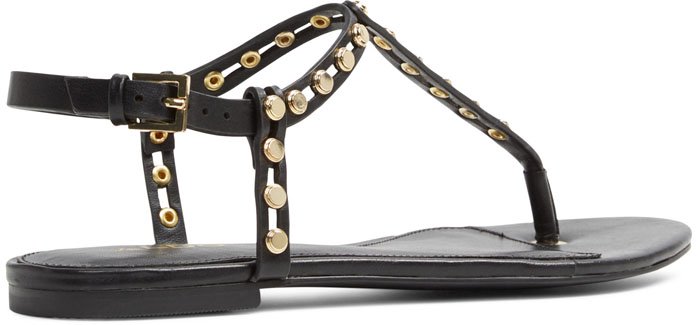 Black Aldo Starda studded sandals
