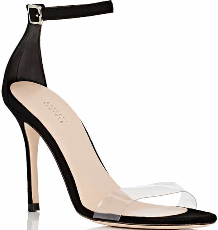 Barneys New York Suede PVC Sandals