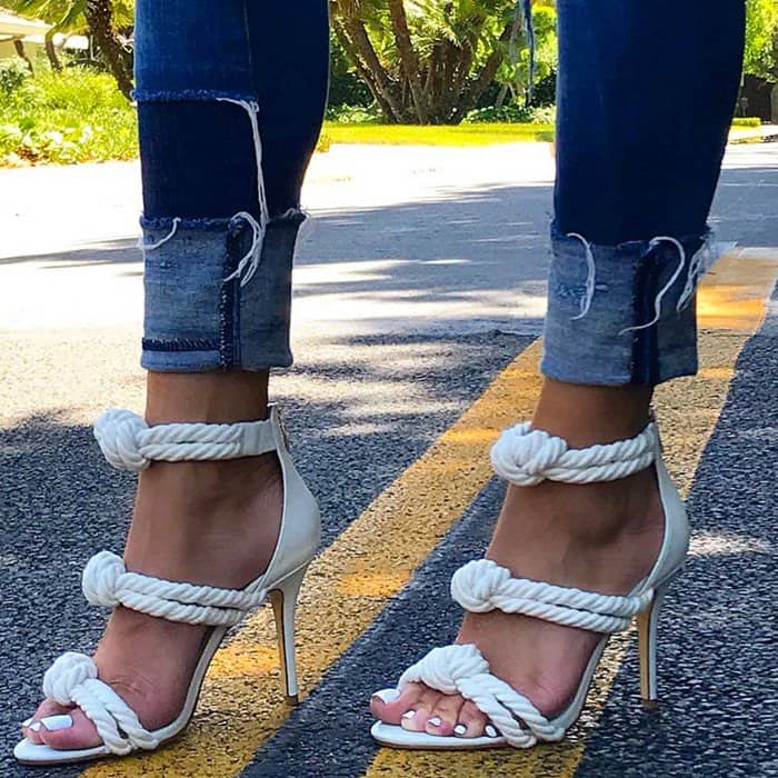 Knotted Rope 'Caprese' Sandals