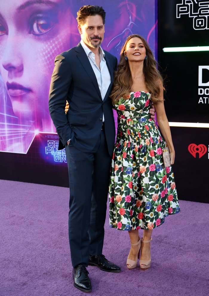 Sofia Vergara and her husband Joe Manganiello coupled up for the 'Ready Player One' premiere