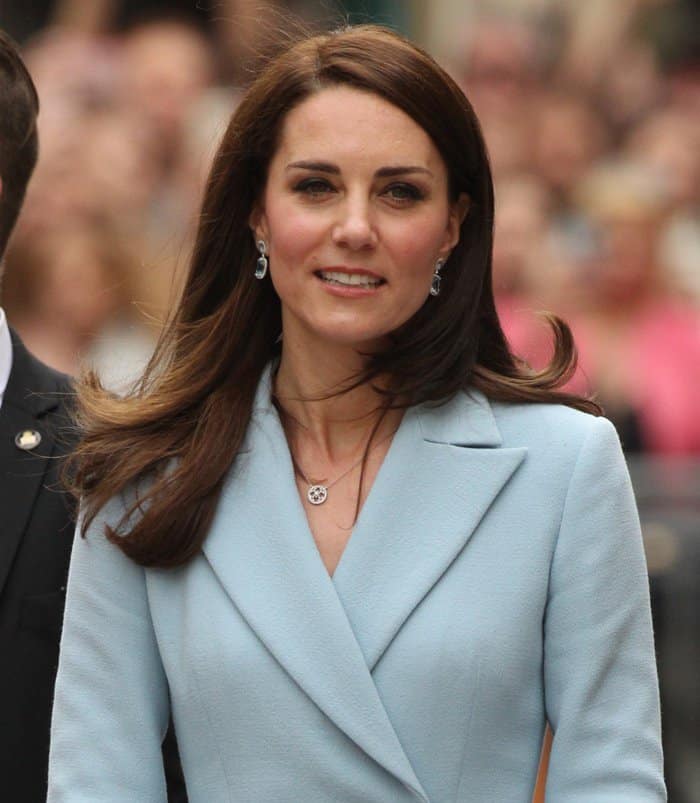 Duchess of Cambridge Kate Middleton visits Luxembourg Celebration of the 150th anniversary of the Treaty of London on May 11, 2017