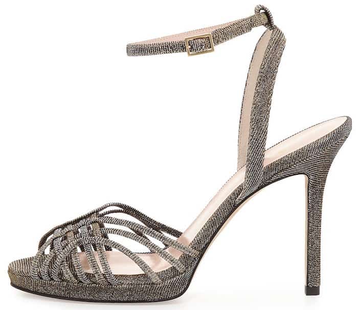 Kate Spade Farryn Shimmery Strappy Sandals