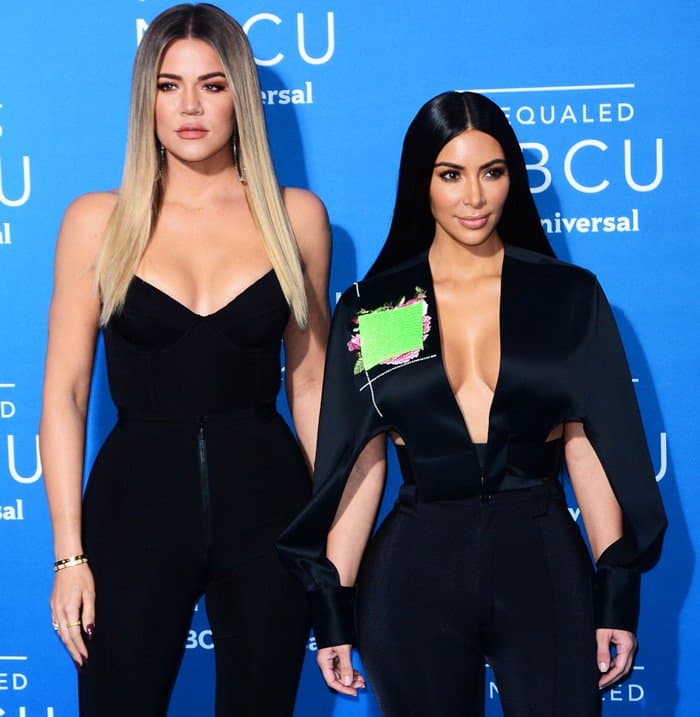 KKim and Khloe Kardashian attended the 2017 NBC Universal Upfront held at Radio City Music Hall in New York City on May 15, 2017