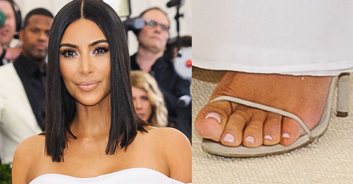 Did Kim Kardashian Just Preview the Latest Yeezy Sandals?