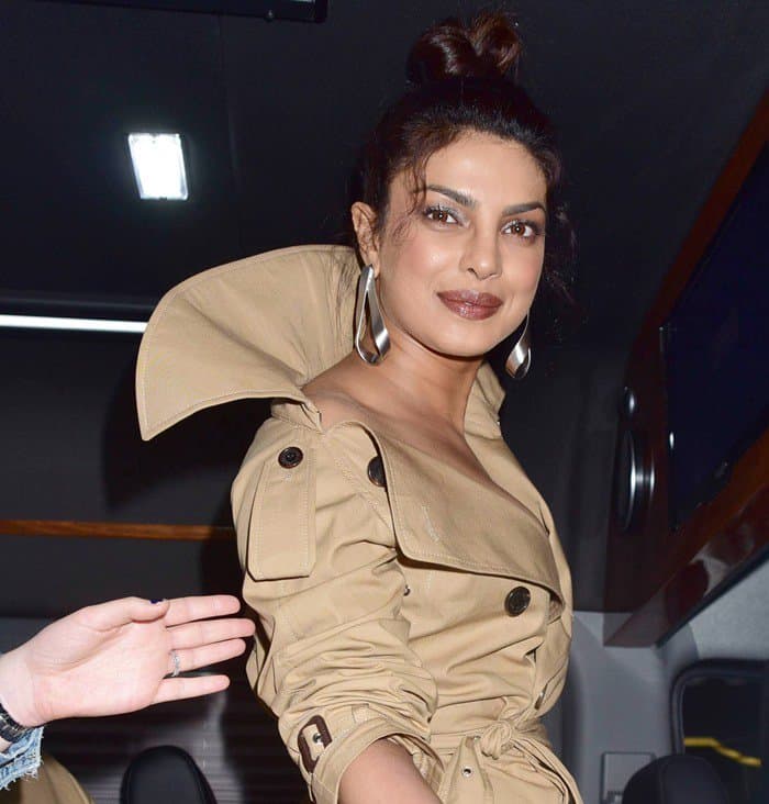 Priyanka Chopra leaves the Carlyle Hotel to attend the Met Gala