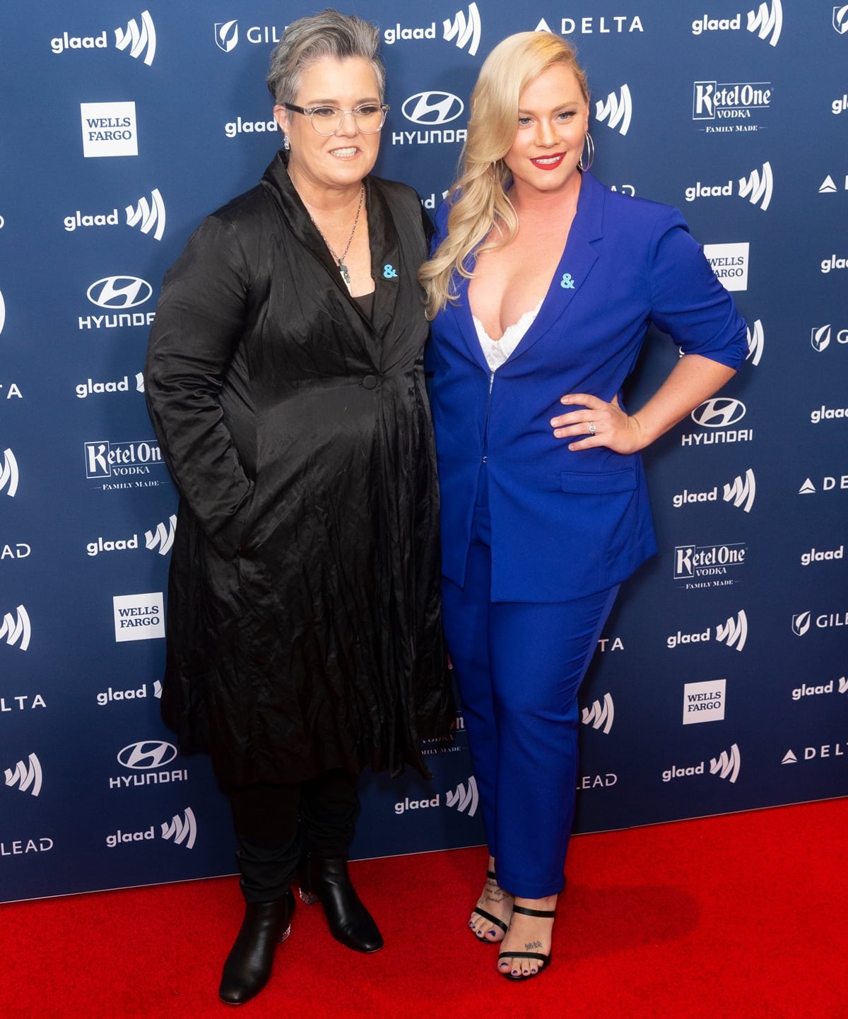 Rosie O'Donnell with her then-fiancée Elizabeth Rooney