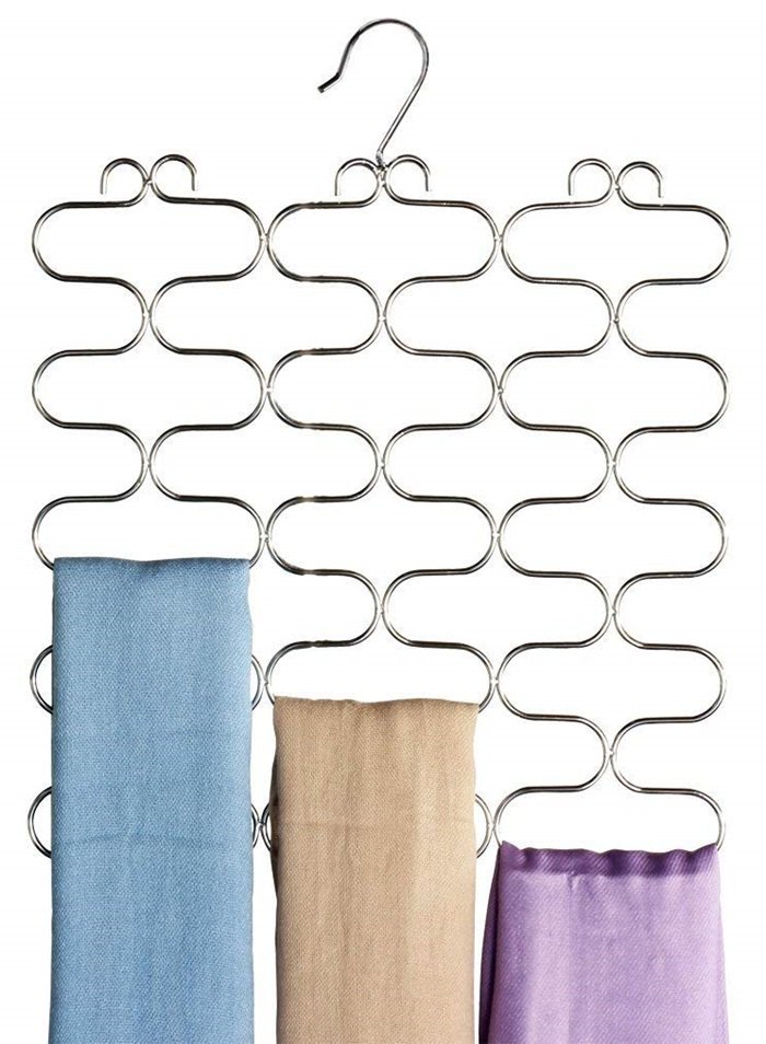 Loop Scarf / Belt / Tie Organizer Hanger Holder
