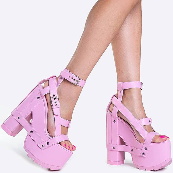 Y.R.U. Nightcall Platform Sandals