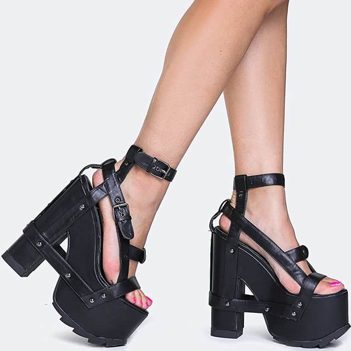 Y.R.U. Nightcall Platform Sandals