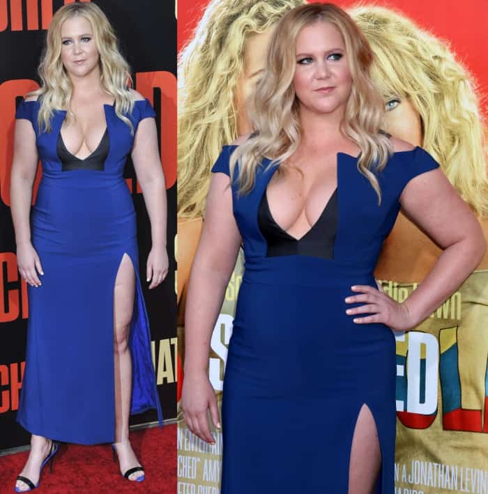 Amy Schumer decided to expose one of her breasts when filming the 2017 American comedy film Snatched