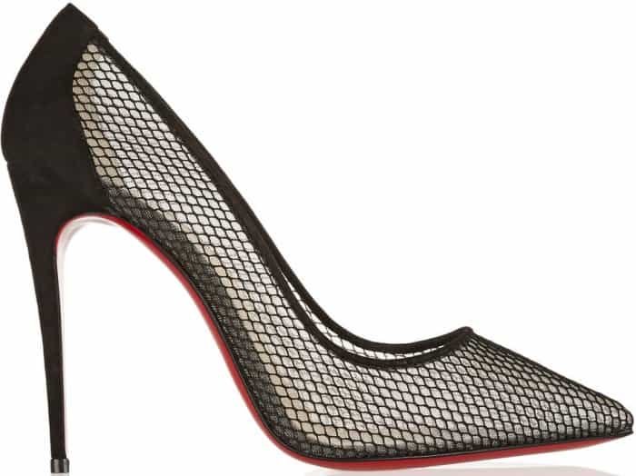 Christian Louboutin "Follies Resille" mesh pumps