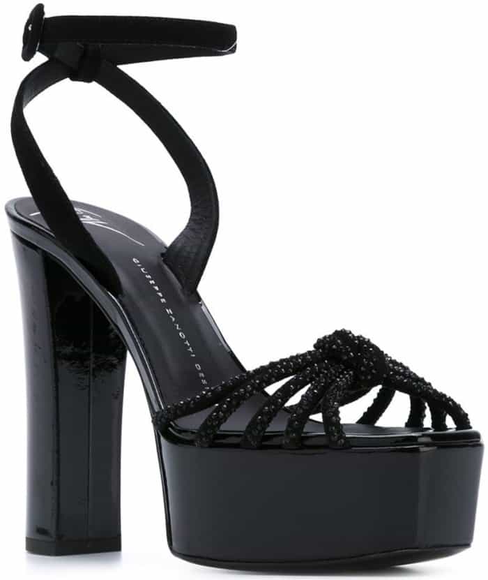 Giuseppe Zanotti Embellished Platform Sandals