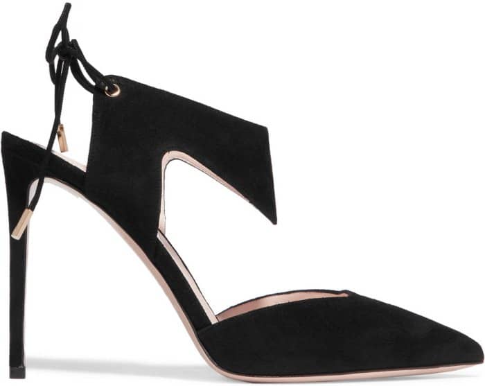 Nicholas Kirkwood “Leda” Pumps in Black Suede