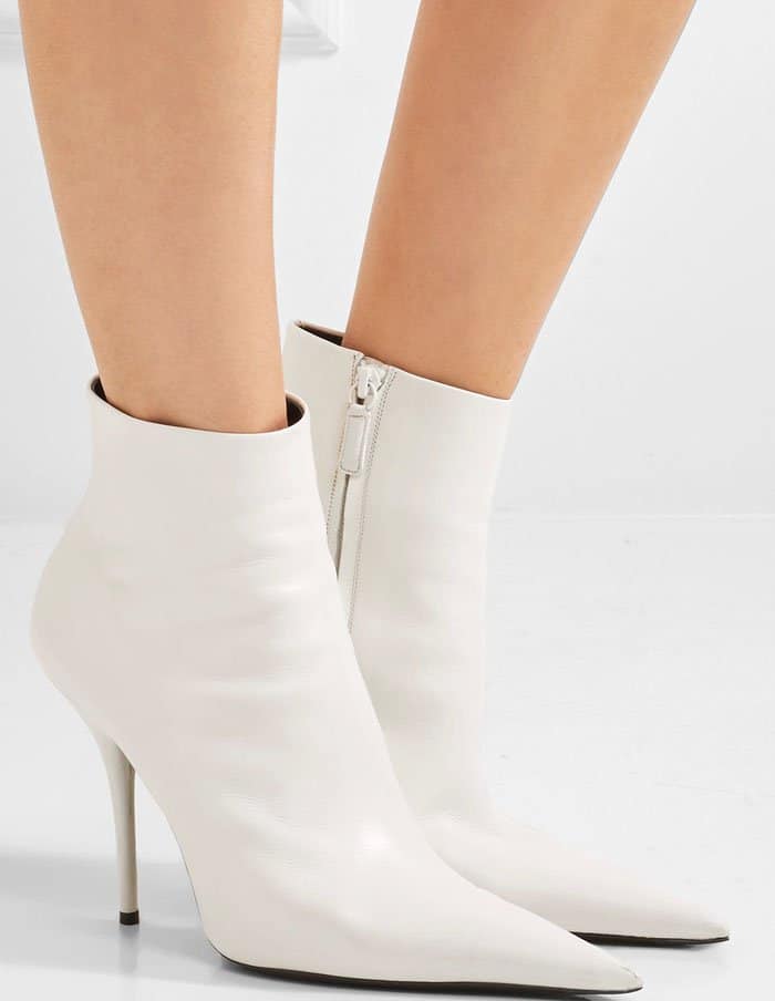 Balenciaga leather ankle boots