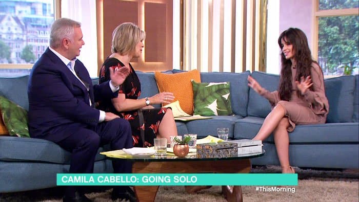 Camila sat down with the hosts of "This Morning" to talk about her new music as well as her friendship with Ariana Grande and Ed Sheeran