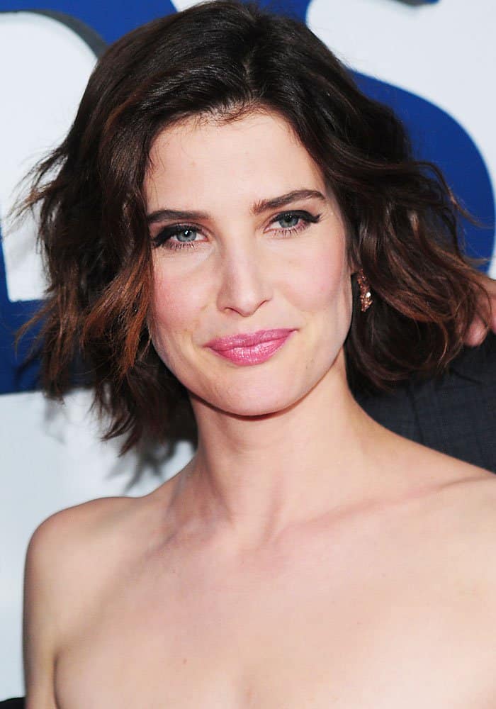 Cobie Smulders at the New York premiere of "Friends From College"