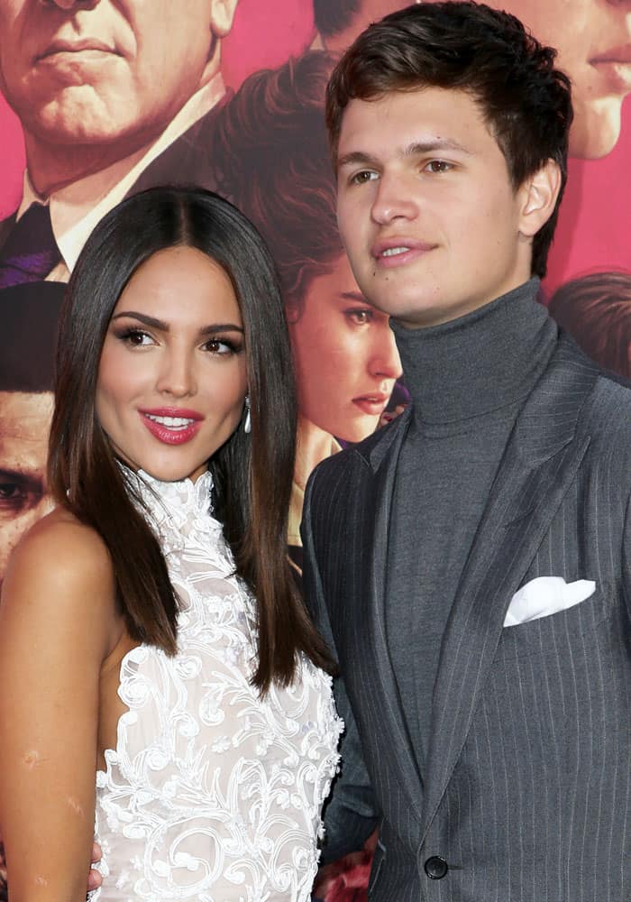 Ansel Elgort stars as Miles 'Baby' and Eiza González as Monica 'Darling' Castello in Baby Driver