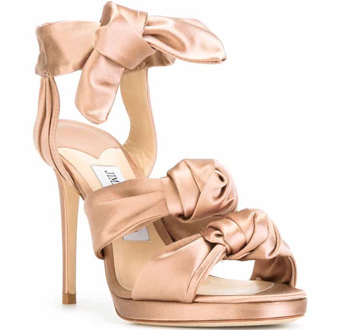 Jimmy Choo "Kris" Bow Sandals