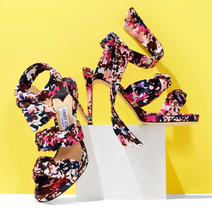 Jimmy Choo "Kris" Bow Sandals