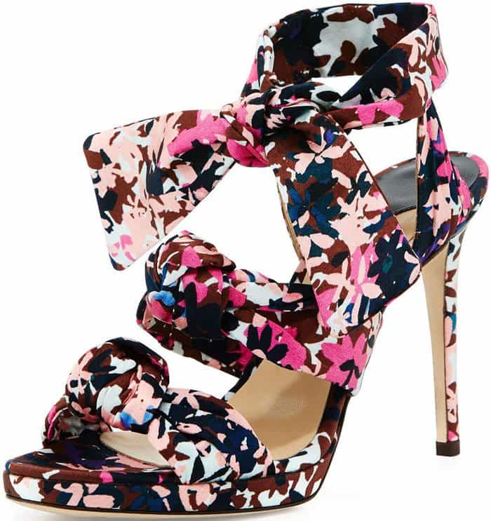 Dahlia Jimmy Choo "Kris" Bow Sandals