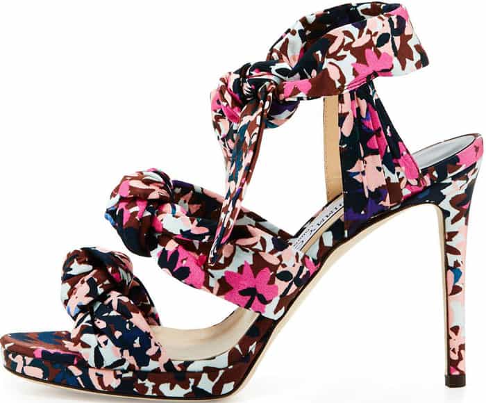 Dahlia Jimmy Choo "Kris" Bow Sandals