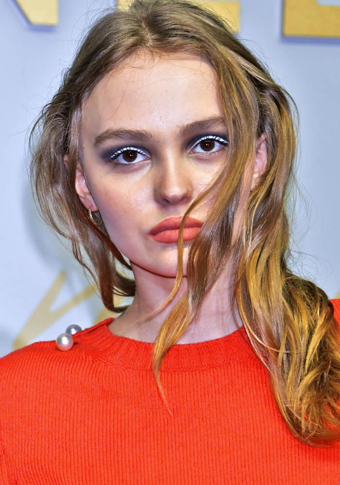 Lily-Rose Depp Rocks White Eyeshadow and Head-to-Toe Chanel