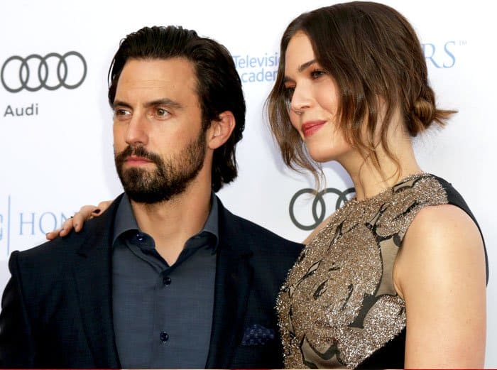 Mandy is joined by her onscreen partner Milo Ventimiglia