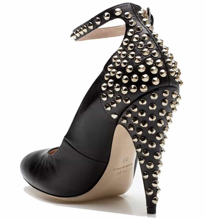 Black Miu Miu Studded Pumps